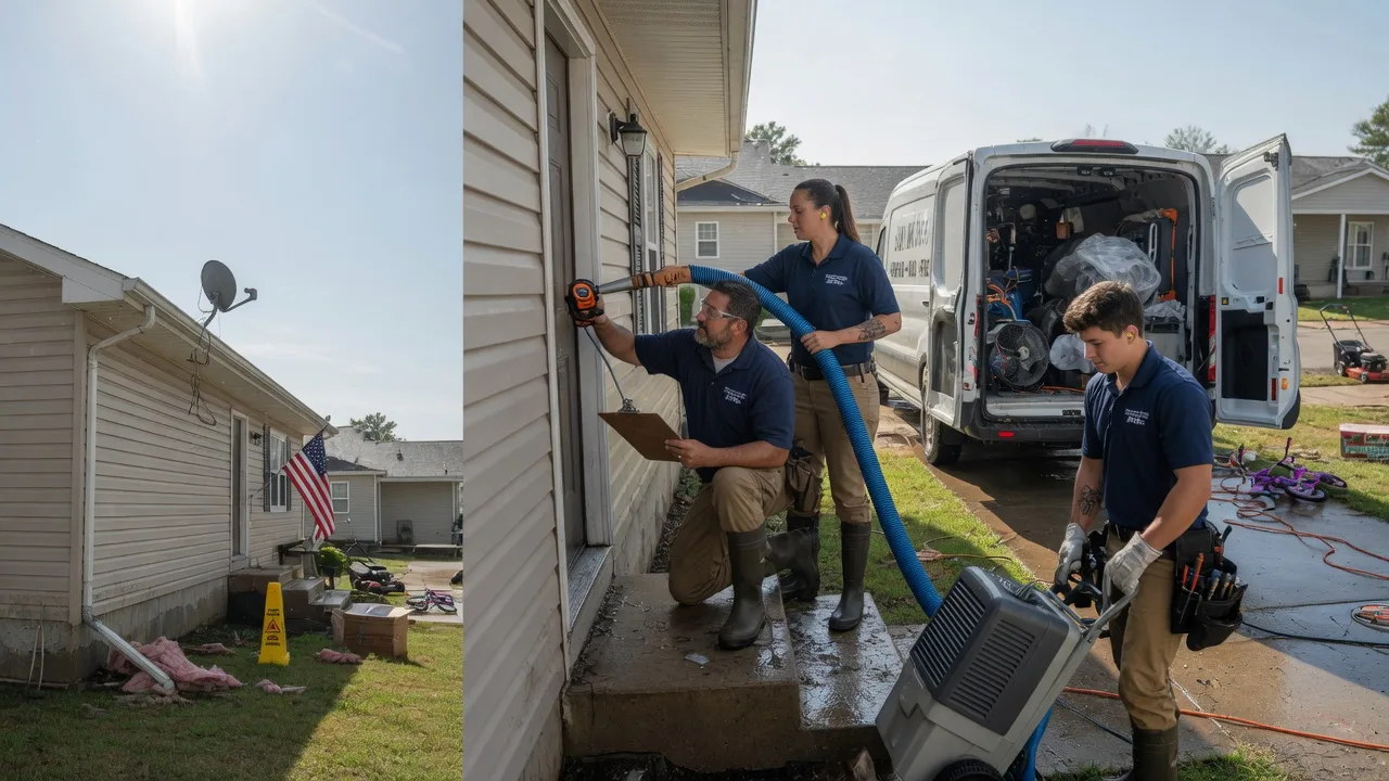 Ceiling Water Damage Restoration in Ferney, SD near me